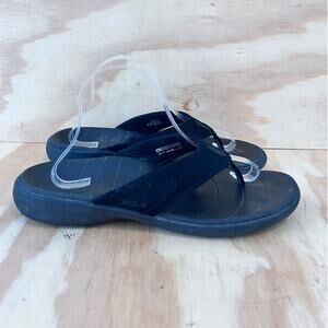 Sole - Orthotic Raven Sport - Flip-Flops Sandals - Black - Men's - M9